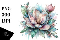 Glossy Wooden Magnolia PNG Product Image 1
