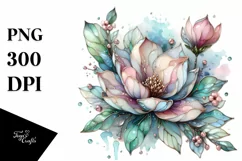 Glossy Wooden Magnolia PNG Product Image 1