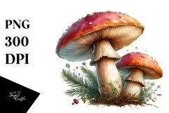 Detailed Mushroom, Transparent PNG Product Image 1