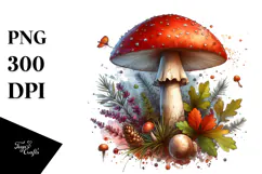 Detailed Mushroom, Transparent PNG Product Image 1