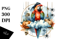Parrot on Half Moon, Transparent PNG Product Image 1