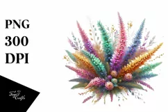 Watercolor Luxury Flower Splash Clipart Product Image 3