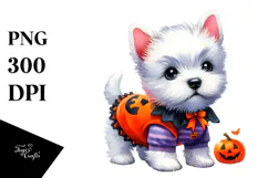 Cool Baby West Highland White Terrier, Transparent PNG Product Image 1