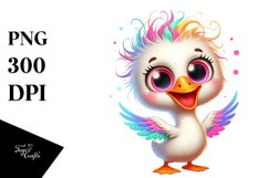 Crazy Small Baby Swan Clipart Product Image 3