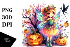 Vibrant Fairy for Halloween | Sublimation | Clipart Product Image 1