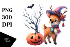 Sweet Baby Elk for Halloween | Sublimation | Clipart Product Image 1