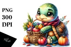 Quirky Baby Turtle | Clipart Product Image 1