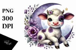 Monkey with Floral Ornament, Transparent PNG Product Image 1