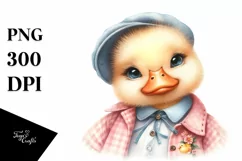 Cute Baby Duck, High Details PNG Product Image 3