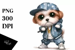 Hip Hop Havanese | Summer Clipart Product Image 1