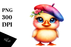 Vibrant Duck with Big Eyes, Transparent PNG Product Image 1