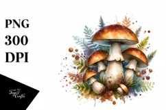 Detailed Mushroom, High-Res PNG Product Image 3