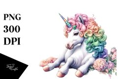 Colorful Cow with Baroque Garden PNG Product Image 1