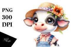 Baby Cow Sun Hat Proud | Sublimation | Clipart Product Image 3
