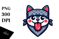 Playful Bandana Design, Transparent PNG Product Image 1