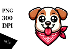 Playful Bandana Design, Transparent PNG Product Image 1