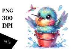 Smiling Baby Hummingbird Bucket Splash Product Image 3