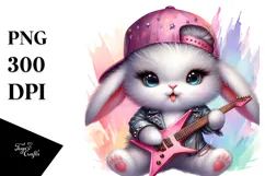 Energic Baby Bunny PNG Product Image 1