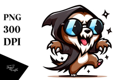 Cute Reaper with Sunglasses PNG Product Image 1