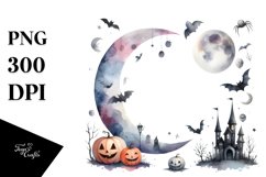 Simple Halloween Moon | Sublimation | Clipart Product Image 3
