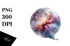 Cosmos Watercolor Splash | Clipart Product Image 3