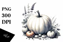Simple Pumpkin Digital Painting PNG Product Image 1