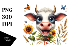 Excited Goofy Flower Clipart Product Image 1