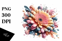 Sublimation, png, summer, sticker, flower, abstract, glossy, Product Image 3