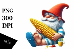 Detailed Gnome Beach Wear | Sublimation | Clipart Product Image 1