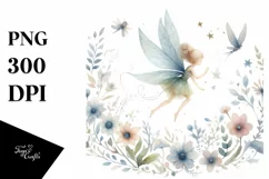 Washed Whimsical Fairy, Transparent PNG Product Image 3