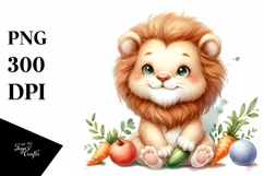 Funny Cute Baby Lion | Sublimation | Clipart Product Image 3