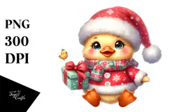 Winter Baby Duck, Transparent PNG Product Image 1