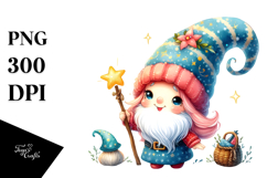Colorful Cute Gnome PNG Product Image 1