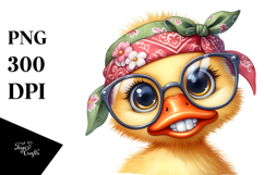 Confused Fancy Duck Clipart Product Image 1