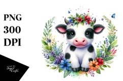 Cute Cow Clipart Product Image 4