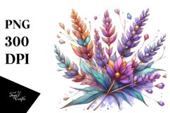 Detailed Vibrant Wooden Small Stained Lavender PNG Product Image 3