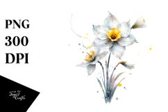 Watercolor Small Petals Clipart Product Image 3