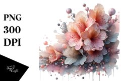 Abstract Rhododendron Splash PNG Product Image 1