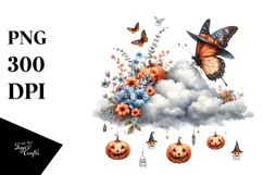 Butterfly Halloween Night, High-Res PNG Product Image 1