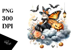 Butterfly Halloween Night, High-Res PNG Product Image 1