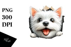 Crazy Looking West Highland White Terrier Product Image 3