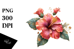 Hibiscus Flower, Transparent PNG Product Image 1