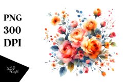 Colorful Watercolor Abstract Clipart\ Product Image 3