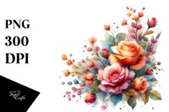 Colorful Watercolor Abstract Clipart\ Product Image 3