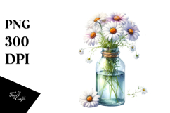 Colorful Watercolor Bottle Clipart\ Product Image 1