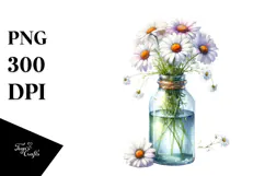 Colorful Watercolor Bottle Clipart\ Product Image 1