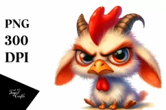Funny Hen Goat Clipart, High-Quality PNG Product Image 3