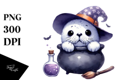 Cute Baby Seal Popping Out, High-Res PNG Product Image 1