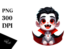Funny Simple Vampire PNG Product Image 1