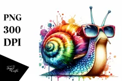 Sublimation, png, summer, sticker, flower, snail, quirky, Product Image 3